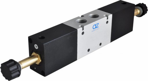 Elektrozawór 5/3 CO, zew.pilot G1/4, centrowany sprężyną,